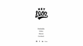 What Heyleon.com website looked like in 2017 (7 years ago)