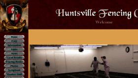 What Huntsvillefencingclub.org website looked like in 2017 (7 years ago)