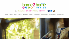 What Home2home.com.au website looked like in 2017 (7 years ago)