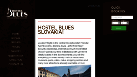 What Hostelblues.sk website looked like in 2017 (7 years ago)