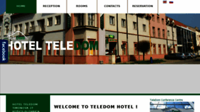 What Hotelteledom.sk website looked like in 2017 (7 years ago)
