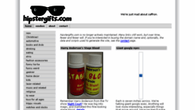 What Hipstergifts.com website looked like in 2017 (9 years ago)