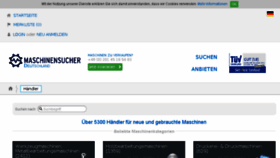 What Haendlersucher.de website looked like in 2017 (7 years ago)