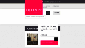 What Hughgrover.co.uk website looked like in 2017 (7 years ago)