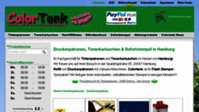 What Hamburg-colortank.de website looked like in 2017 (7 years ago)