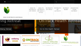 What Healthretreatsaustralia.com website looked like in 2017 (7 years ago)