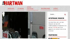 What Hartmanautos.nl website looked like in 2017 (7 years ago)