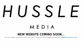 What Husslemedia.com.au website looked like in 2017 (7 years ago)