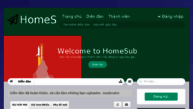 What Homesub.net website looked like in 2017 (7 years ago)