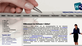 What Hofmannundzeiher.de website looked like in 2017 (7 years ago)