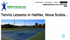 What Halifaxtennis.com website looked like in 2017 (7 years ago)