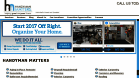 What Handymanmatters.com website looked like in 2017 (7 years ago)