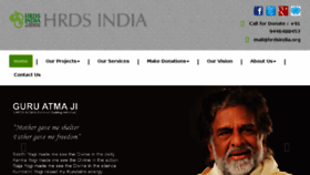 What Hrdsindia.org website looked like in 2017 (7 years ago)