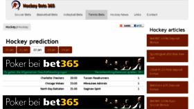 What Hockeybets365.com website looked like in 2017 (7 years ago)