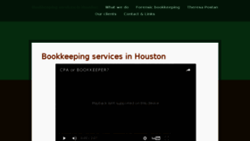 What Houstonbookkeepers.com website looked like in 2017 (7 years ago)