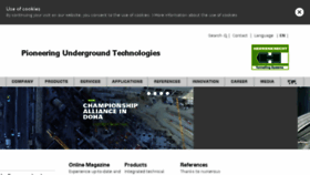 What Herrenknecht.com website looked like in 2017 (7 years ago)
