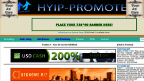 What Hyip-promote.com website looked like in 2017 (7 years ago)