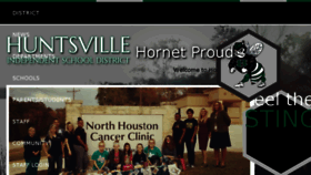 What Huntsville-isd.org website looked like in 2017 (7 years ago)