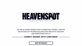 What Heavenspot.com website looked like in 2017 (7 years ago)