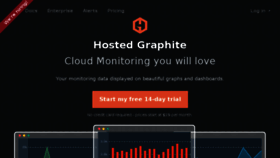 What Hostedgraphite.com website looked like in 2017 (7 years ago)