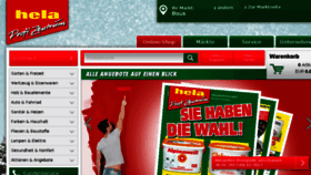 What Hela.de website looked like in 2017 (7 years ago)