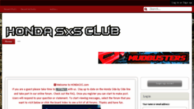 What Hondasxs.com website looked like in 2017 (7 years ago)