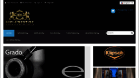 What Hifiprestige.it website looked like in 2017 (7 years ago)