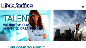 What Hibridstaffing.com website looked like in 2017 (7 years ago)