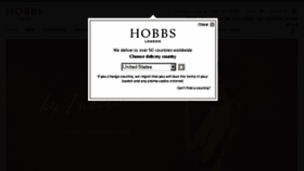 What Hobbs.co.uk website looked like in 2017 (7 years ago)