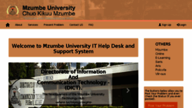 What Helpdesk.mzumbe.ac.tz website looked like in 2017 (7 years ago)