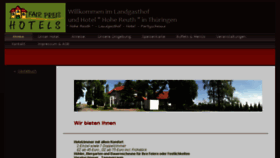 What Hotelhohereuth.de website looked like in 2017 (7 years ago)