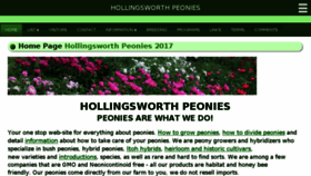 What Hollingsworthpeonies.com website looked like in 2017 (7 years ago)
