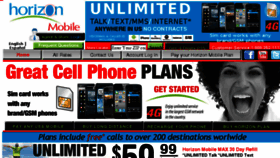What Horizonmobiles.com website looked like in 2017 (7 years ago)