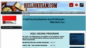 What Hizliokusam.com website looked like in 2017 (7 years ago)