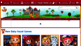 What Hazel-game.com website looked like in 2017 (7 years ago)