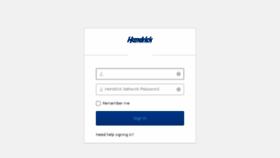 What Hendrick.okta.com website looked like in 2017 (7 years ago)