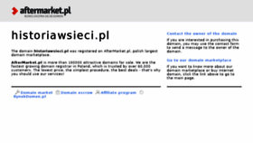 What Historiawsieci.pl website looked like in 2017 (7 years ago)