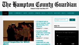 What Hamptoncountyguardian.com website looked like in 2017 (7 years ago)