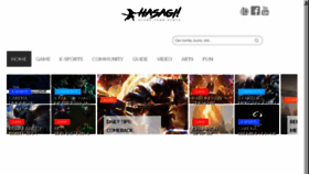 What Hasagi.gg website looked like in 2017 (7 years ago)