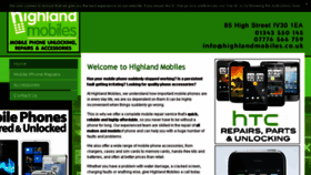 What Highlandmobiles.co.uk website looked like in 2017 (7 years ago)