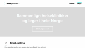 What Helsetjenester.no website looked like in 2017 (7 years ago)