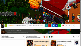 What Habboz.com.br website looked like in 2017 (7 years ago)