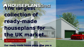 What Houseplansdirect.co.uk website looked like in 2017 (7 years ago)
