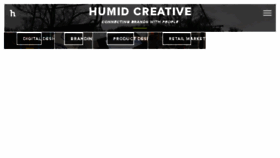 What Humidcreative.com website looked like in 2017 (7 years ago)
