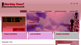 What Howmanyroses.com website looked like in 2011 (12 years ago)