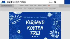 What Hutshopping.at website looked like in 2017 (7 years ago)