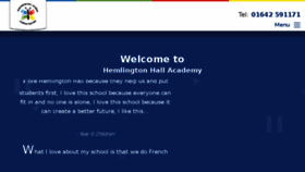 What Hemlingtonhallacademy.co.uk website looked like in 2017 (7 years ago)