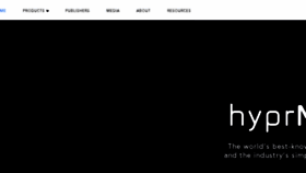 What Hyprmx.com website looked like in 2017 (7 years ago)