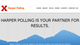 What Harperpolling.com website looked like in 2017 (7 years ago)