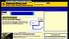 What Hammerzone.com website looked like in 2017 (7 years ago)